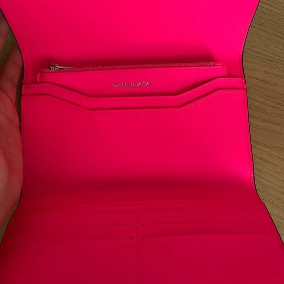Balenciaga Flap Leather Wallet - Picture 2 of 10